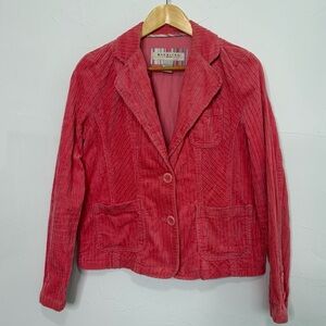 Vintage Maurice’s Y2K Corduroy Blazer Jacket Womens Large Pink Preppy‎ 90’s